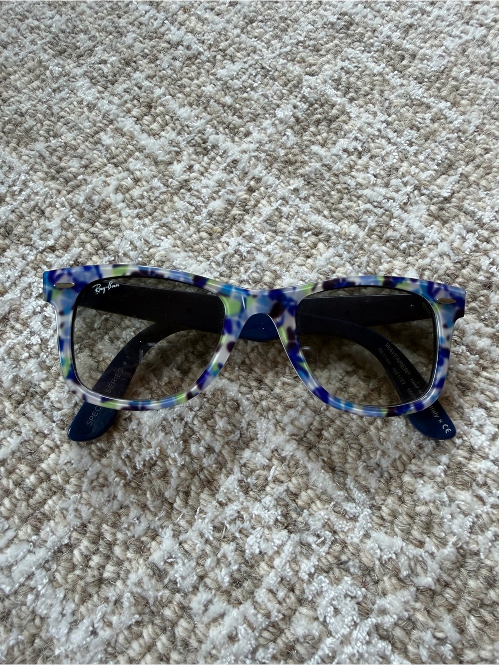 Ray-Ban Blue Green Tortoiseshell Frame Sunglasses